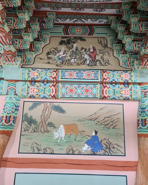 청룡사 단청중